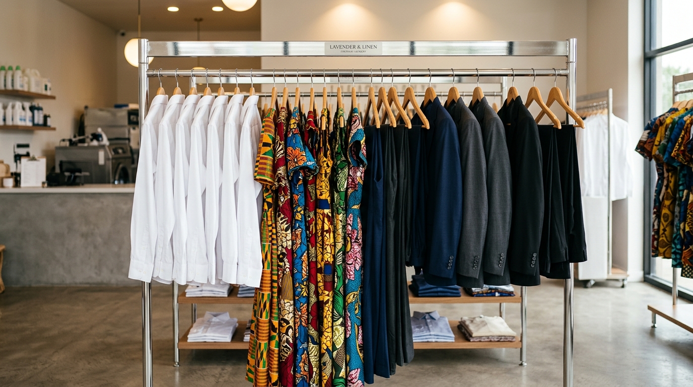 Laundry Ville Premium Shop Interior