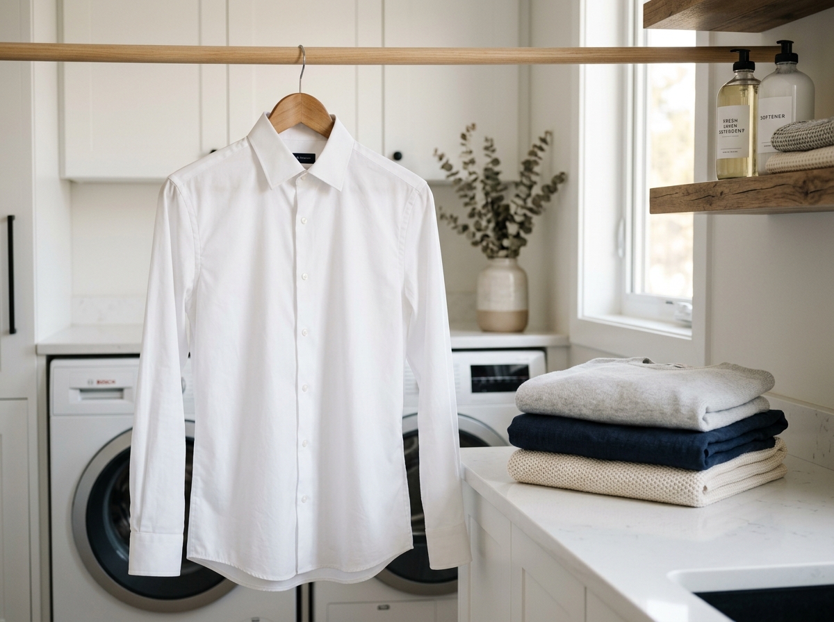 Freshly washed and ironed shirt